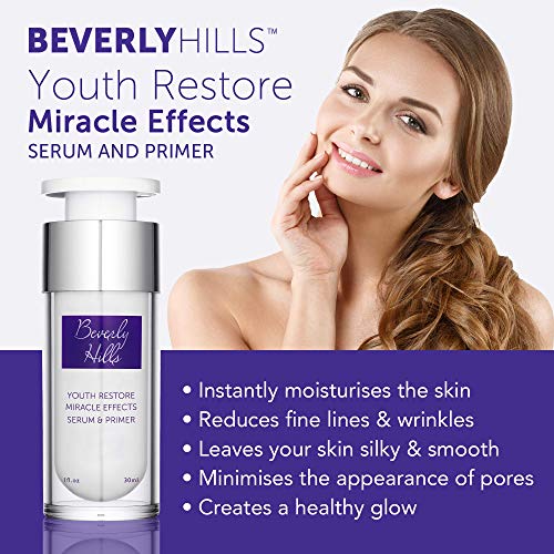 Beverly Hills - Sérum Restaurador de Juventud de Efecto Milagroso y Primer con Ingredientes Antiedad (30 ml)