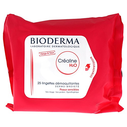 Bioderma Crealine H2O 25 Lingettes Dmaquillantes Peaux Sensibles - 5 ml