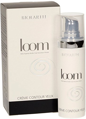 BIOEARTH - Loom Créme para Contorno de Ojos - Acción Hidratante, Regeneradora - 78% Baba de Caracol - Sin Perfume - con el ácido Hialurónico - 30 ml