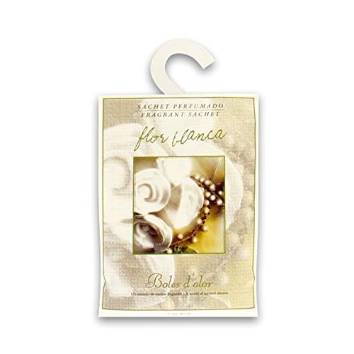 Boles D'Olor - Sachet Perfumado Armario Flor - Color : Blanco