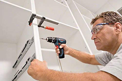 Bosch Professional GSB 12V-15 System percutor Madera de Ø máx 19 mm, Incl. 2 x 2.0 Ah batería + Cargador, 3X Juego de Taladro, en Bolsa, Amazon Edición, 36 W, 12 V, Azul