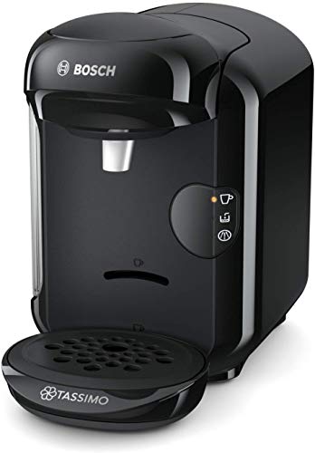 Bosch TAS1402 Tassimo Vivy 2 - Cafetera Multibebidas Automática de Cápsulas, Diseño Compacto, color Negro