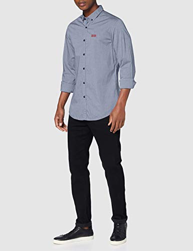 BOSS Biado_r Camisa, Azul (Open Blue 480), Small para Hombre