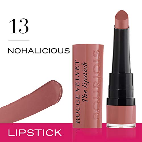 Bourjois Velvet The Lipstick Barra de Labios Tono 13 Nohalicious, 2.4 gr