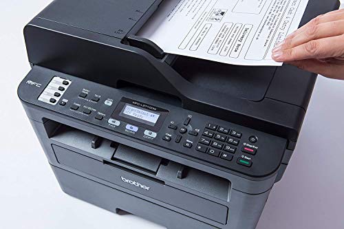 Brother MFCL2710DW - Impresora multifunción láser monocromo con fax e impresión dúplex (30 ppm, USB 2.0, Wifi, Ethernet, Wifi Direct, procesador de 600 MHz, memoria de 64 MB) gris