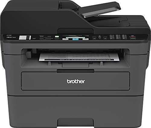 Brother MFCL2710DW - Impresora multifunción láser monocromo con fax e impresión dúplex (30 ppm, USB 2.0, Wifi, Ethernet, Wifi Direct, procesador de 600 MHz, memoria de 64 MB) gris