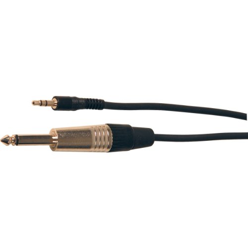 Cable de 3 metros de longitud. mini jack stereo macho a jack mono macho