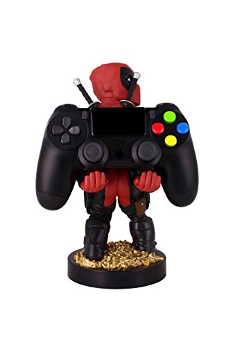 Cable guy Deadpool nueva edición, soporte de sujeción o carga para mando de consola y/o smartphone de tu personaje favorito con licencia de Marvel. Producto con licencia oficial. Exquisite Gaming