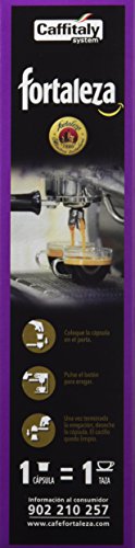 Café FORTALEZA - Cápsulas de Café Excellence Compatibles con Caffitaly - Pack 4 x 10 - Total 40 cápsulas