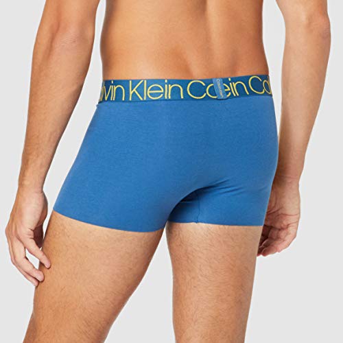 Calvin Klein Trunk Calzoncillos, Azul (Tempe Blue/Freesia 6lo), X-Large para Hombre