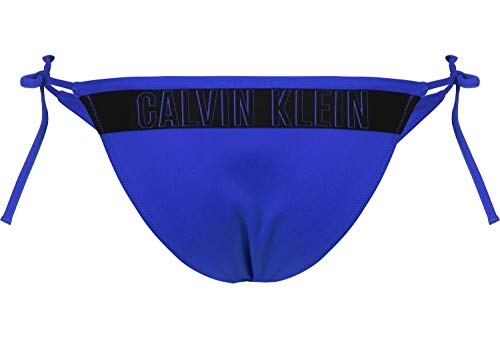 Calvin Klein Underwear Cheeky String Side Tie W Parte de abajo del bikini duke blue