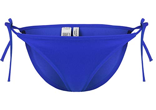 Calvin Klein Underwear Cheeky String Side Tie W Parte de abajo del bikini duke blue