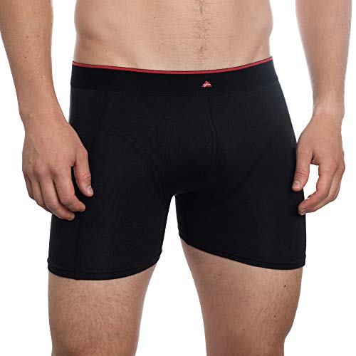 Calzoncillos Boxer de Bambú para Hombre, Pack de 3, Ropa Interior Antibacteriana y Ultra Suave, Ajustados, Comodidad Superior, Negro, Blanco, Gris, Multipack (Negro, Medium)