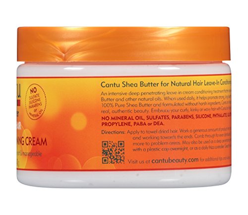 CANTU SHEA BUTTER FOR NATURAL HAIR LEAVE-IN CONDITIONING CREAM 340G