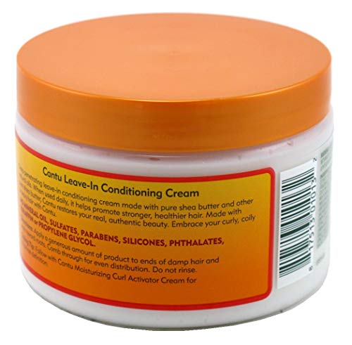 CANTU SHEA BUTTER FOR NATURAL HAIR LEAVE-IN CONDITIONING CREAM 340G