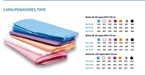 Capas Desechables Para Tintes en Bolsas de 50 unidades Uso Profesional (LILA)