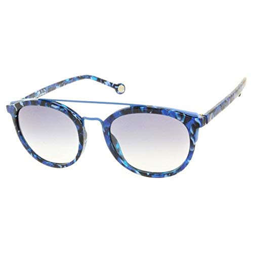 Carolina Herrera She74106Dq Gafas de Sol, Azul, 52 para Mujer