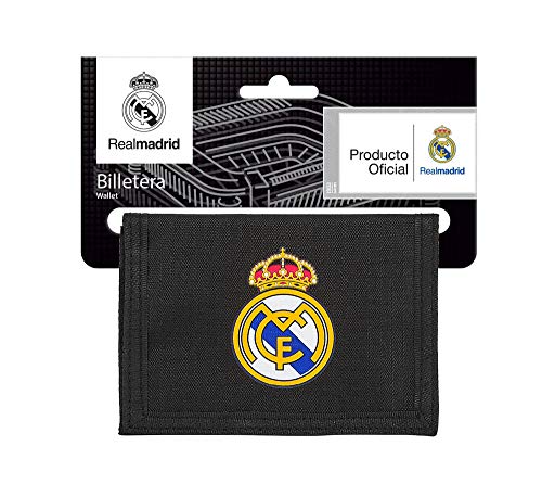 Cartera Billetera con Cabecera de Real Madrid, 125x95mm