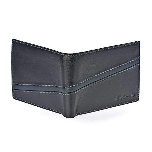 Cartera Hombre Piel Tipo Americano con Monedero Interior Guy Laroche 3354 (Negro)