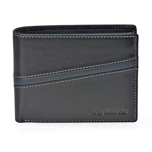 Cartera Hombre Piel Tipo Americano con Monedero Interior Guy Laroche 3354 (Negro)