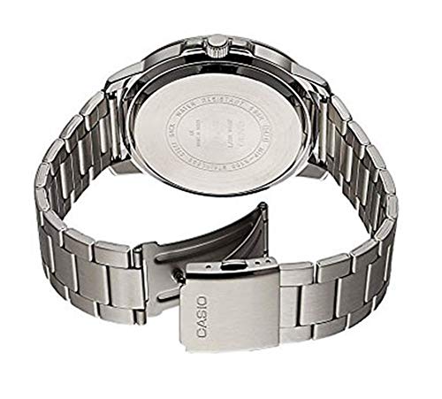 Casio Reloj Analógico para Hombre de Cuarzo con Correa en Acero Inoxidable MTP-1291D-1A1VEF