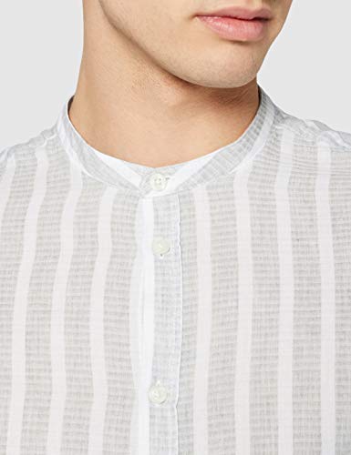 CASUAL FRIDAY Shirt Cfarthur CC Camisa, Gris (Light Grey Melange 50813), Large para Hombre