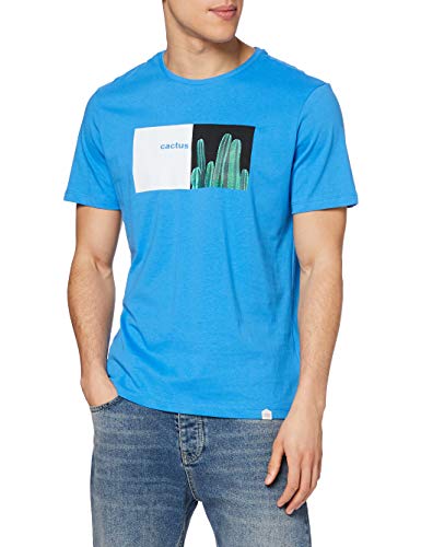 CASUAL FRIDAY T-Shirt Cfture Camiseta, Azul (French Blue 50428), Large para Hombre