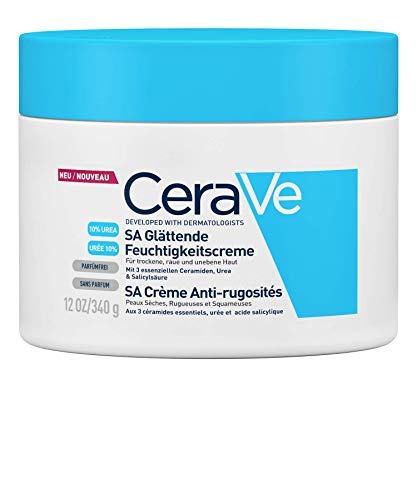 CeraVe SA Crema suavizante | 340 g/12 oz | Hidratante para una piel más suave en tan solo 3 días*