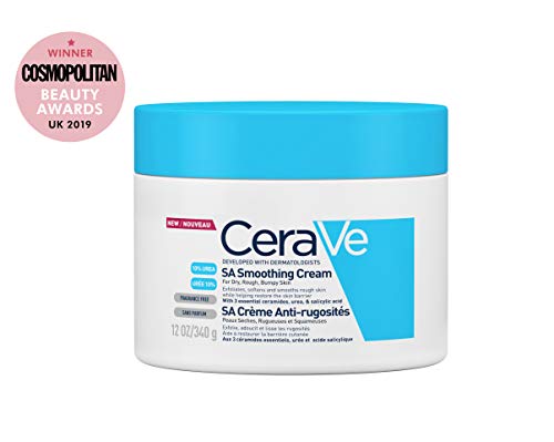 CeraVe SA Crema suavizante | 340 g/12 oz | Hidratante para una piel más suave en tan solo 3 días*