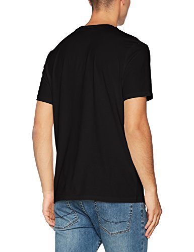 Champion Camiseta Classic Small Logo, Negro, S para Hombre