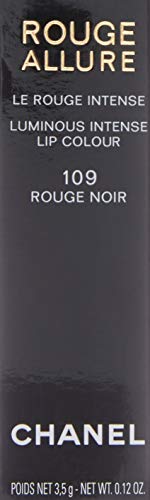 Chanel Rouge Allure Barra de labios #109-Rouge Noir 3.5 gr