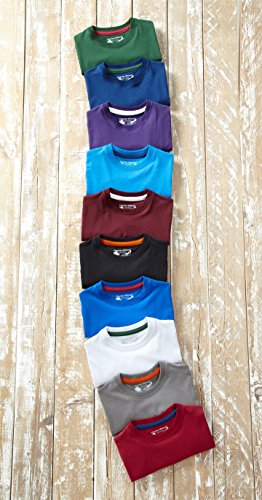 Charles Wilson Paquete 5 Camisetas Cuello Redondo Lisas (Small, Essentials)