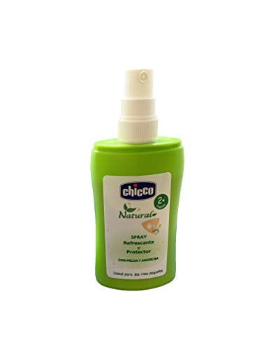 Chicco Protección Natural - Loción en Spray Bebés de ingredientes naturales que refresca y protege también frente a mosquitos - 100 ml