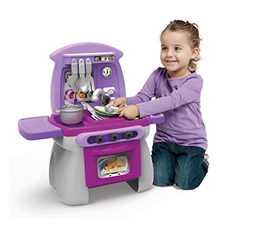 Chicos - Mi Primera Cocina Cook'Home, Cocinita Infantil con 17 Accesorios, a Partir de 18 meses , Medidas-54 x 31 x 57.5 cm (84018)