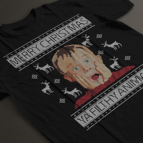 Christmas Home Alone Filthy Animals Knit Kid's T-Shirt