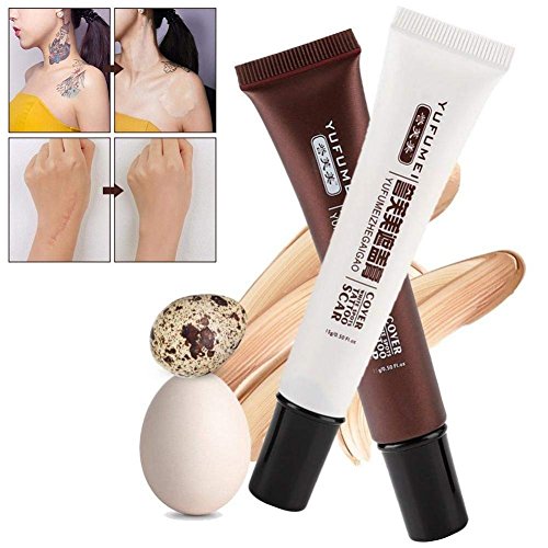 Cicatriz corrector, la piel y el tatuaje Corrector Set Maquillaje Resalte la peca Cicatriz Manchas punto Corrector correctiva poner crema