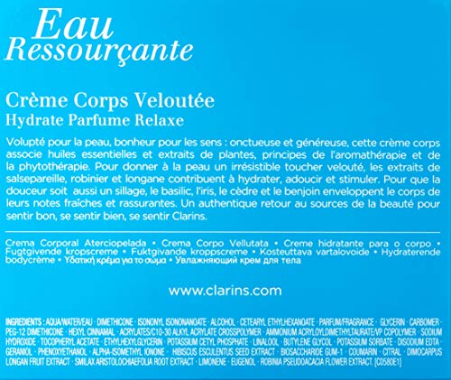 Clarins Eau Ressourçante Crème Corps Veloutée 200 Ml 1 Unidad 200 ml