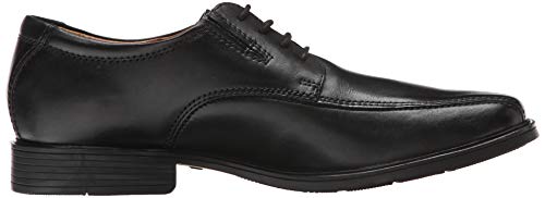 Clarks Tilden Walk, Zapatos de Cordones Derby, Negro (Black Leather-), 41 EU