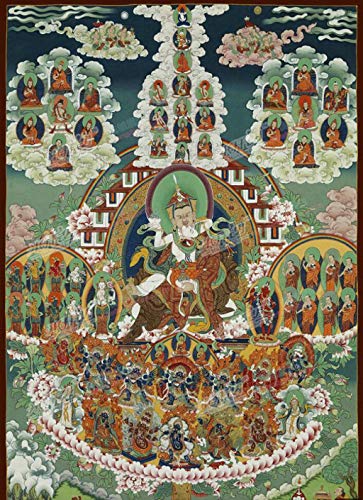 Clásico Rompecabezas Juego 1000piece rompecabezas de la mandala en un thangka tibetano Bhaktapur Nepal papel del rompecabezas Mandala Thangka Entretenimiento DIY juega for Creative adultos graduación