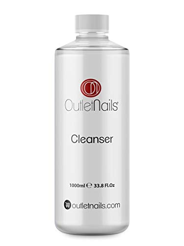 Cleaner 1000ml con Fragancia Cereza para uñas de gel - Limpiador para eliminar la capa pegajosa de uv/led geles y Esmaltes permanentes