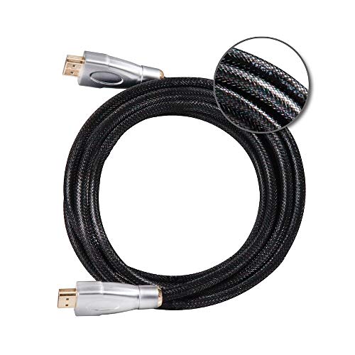 CLUB3D Premium High Speed HDMI™ 2.0 4K60Hz UHD Cable 1 m/ 3.28 ft Certified - Cables HDMI (1 m, HDMI Tipo A (Estándar), HDMI Tipo A (Estándar), 3840 x 2160 Pixeles, Negro, Plata)