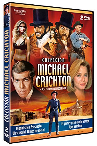 Colección Michael Crichton: Diagnóstico Asesinato (The Carey Treatment) + El Primer Gran Asalto al Tren (The First Great Train Robbery) + Almas de Metal (Westworld) + Ojos Asesinos (Looker) [DVD]