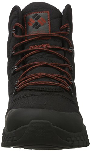 Columbia Fairbanks Omni-Heat Bota de invierno para hombre , Negro(Black, Rusty), 43.5 EU