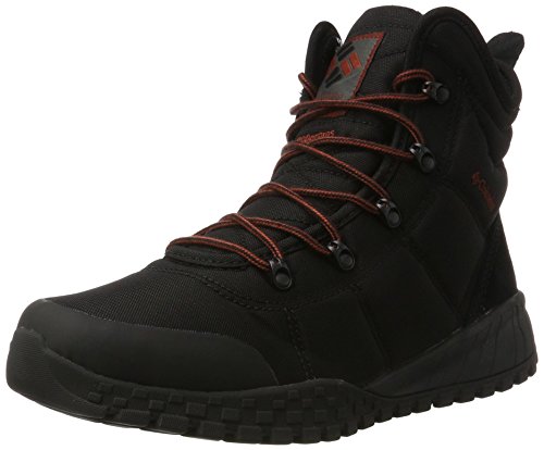 Columbia Fairbanks Omni-Heat Bota de invierno para hombre , Negro(Black, Rusty), 43.5 EU