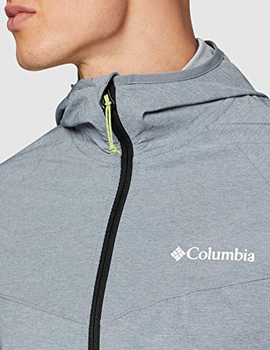 Columbia Heather Canyon, Chaqueta Softshell, Hombre, Gris (Grey Ash Heather), M