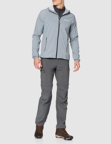 Columbia Heather Canyon, Chaqueta Softshell, Hombre, Gris (Grey Ash Heather), M