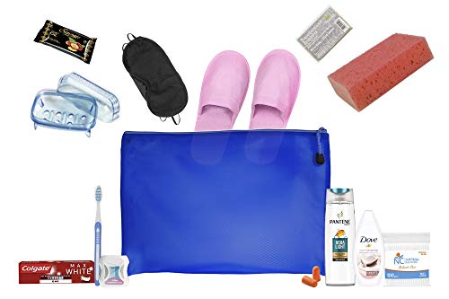 Conjunto de productos de higiene personal para doméstico u hospitalario Bundle con Colgate,Pantene,Dove,NormalClinic,Bellas,Senzate,Esponja,enmascarar,Funda de jabón,Tapones para los oídos,Zapatillas