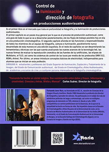 CONTROL DE LA ILUMINACIÓN Y DIRECCIÓN DE FOTOGRAFÍA: PROYECTOS AUDIOVISUALES