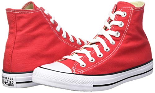 Converse Chuck Taylor All Star Hi Top, Zapatillas Unisex Adulto, Rojo (Varsity Red), 37 EU