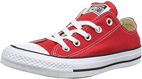 Converse Chuck Taylor All Star Ox, Zapatillas de Lona, Unisex, Rojo (Red), 37